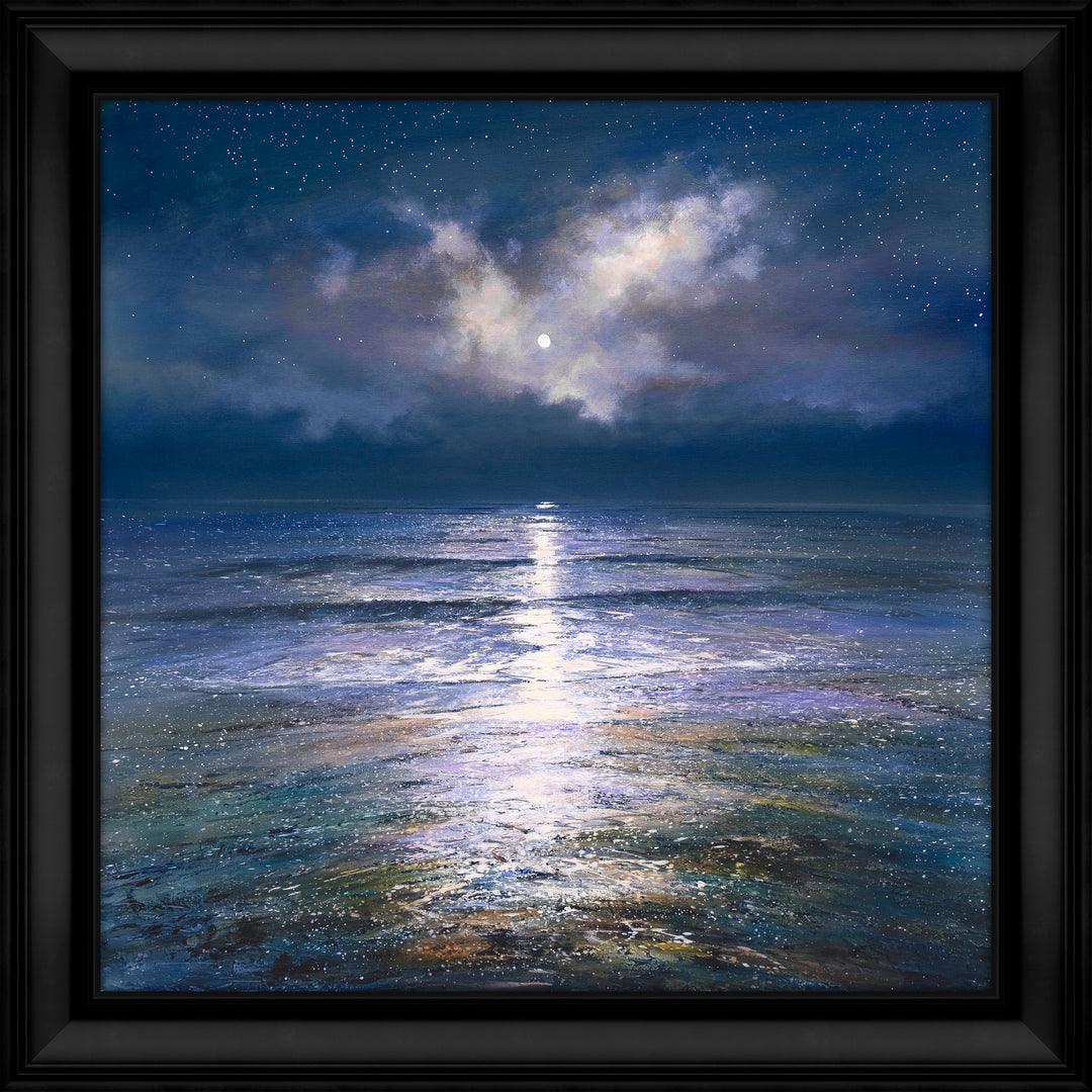 Moonlight Over The Sea | Michael Sanders | 94cm x 94cm