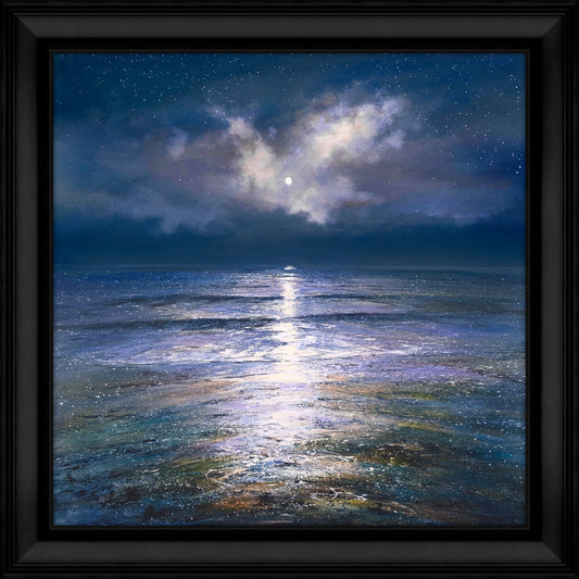 Moonlight Over The Sea | Michael Sanders | 94cm x 94cm