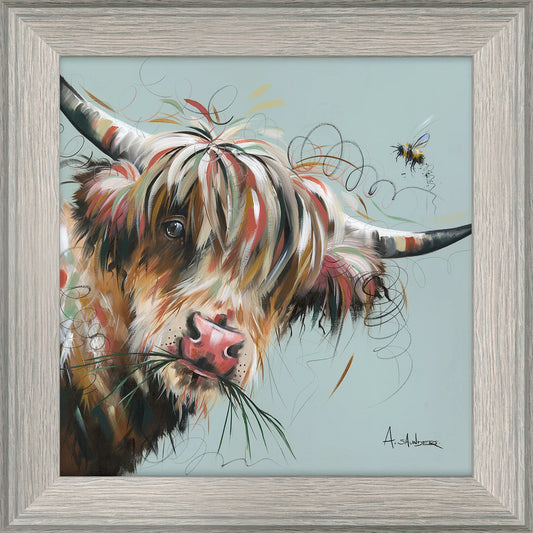 Nosey Bee (Small) By Ashley Saunders | 25cm x 25cm