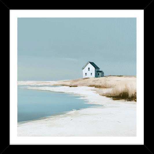 Coastline I by Irene Glenys | 22cm x 22cm