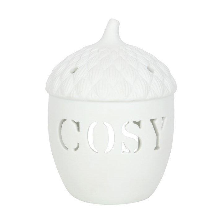 Cosy Autumn Acorn Tealight Candle Holder
