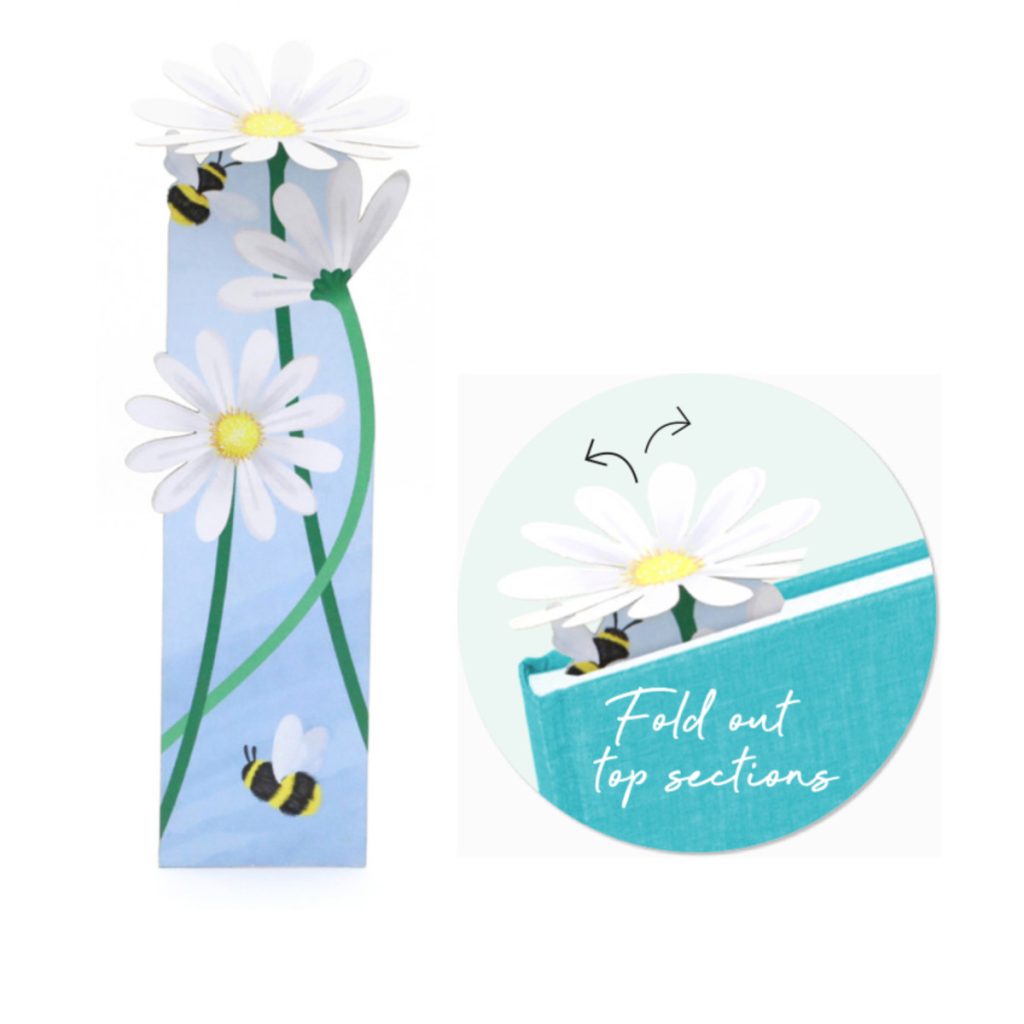 Origamo 3-D Bookmark | Daisies