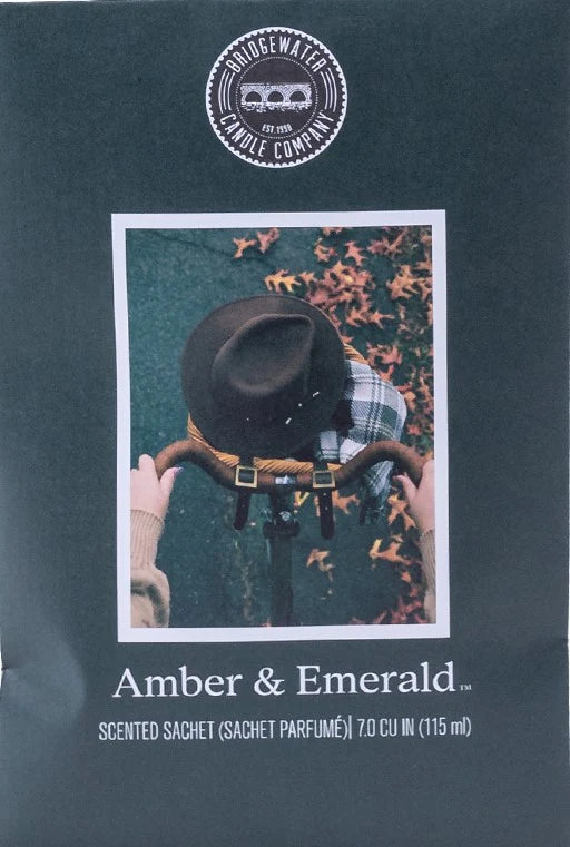 Bridgewater Scented Sachet | Amber & Emerald Large