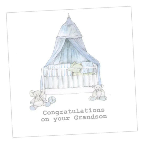 Crumble & Core | Congratulations On Your Grandson Card