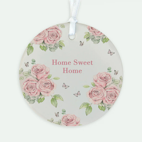 Crumble & Core | A6 Greeting Card with Ceramic Keepsake | Rose Home Sweet Home