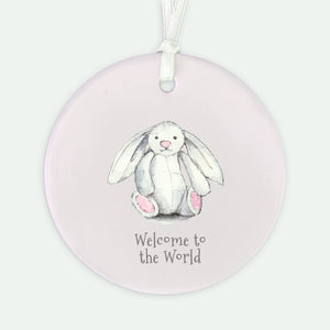 Crumble & Core | Ceramic Keepsake | Baby Girl Bunny