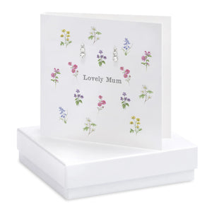 Crumble & Core | Boxed Lovely Mum Earring Card