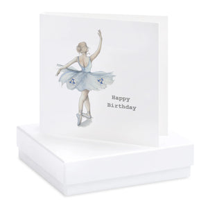 Crumble & Core | Boxed Ballerina Shoes  Earring Card