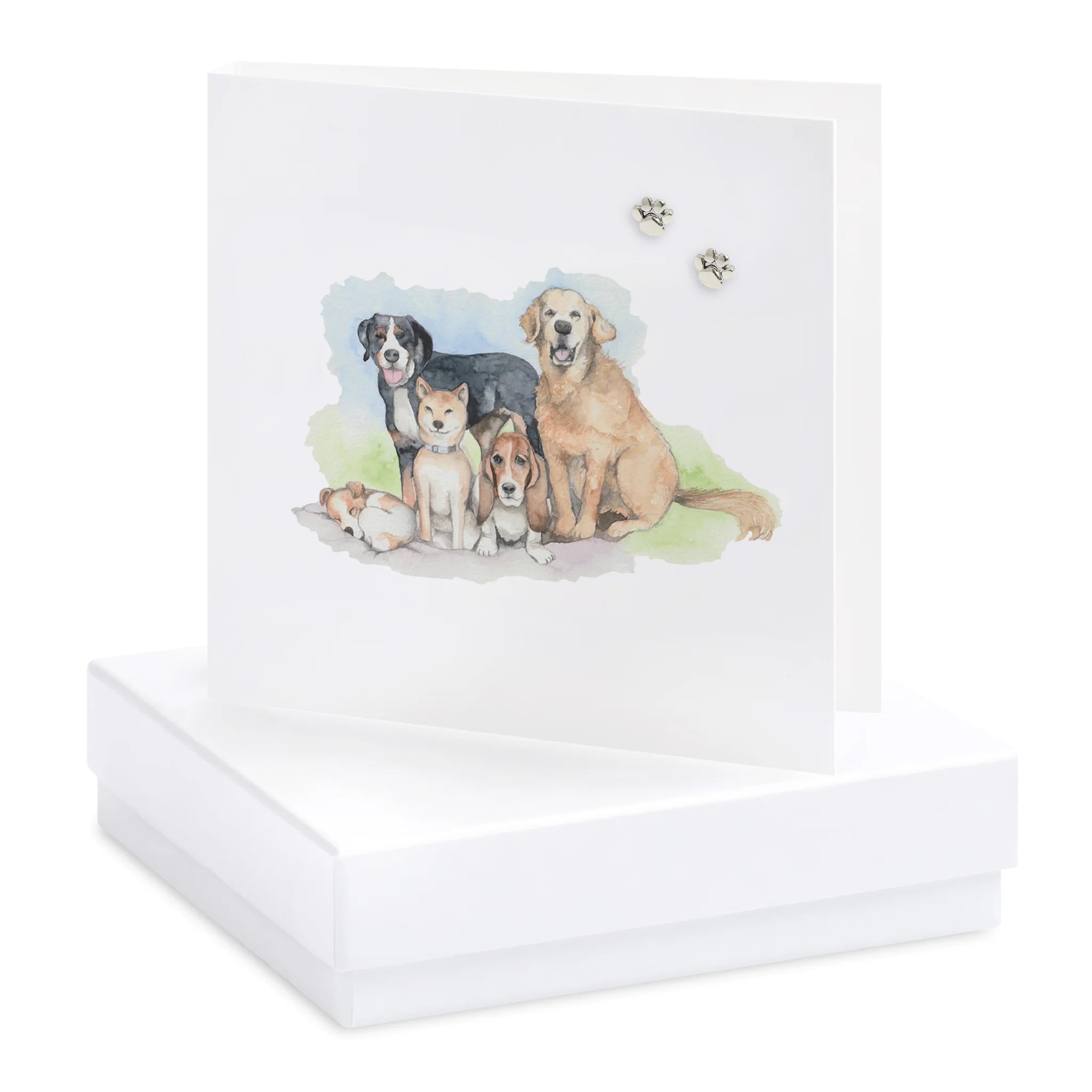 Crumble & Core | Boxed Dogs Earring Card