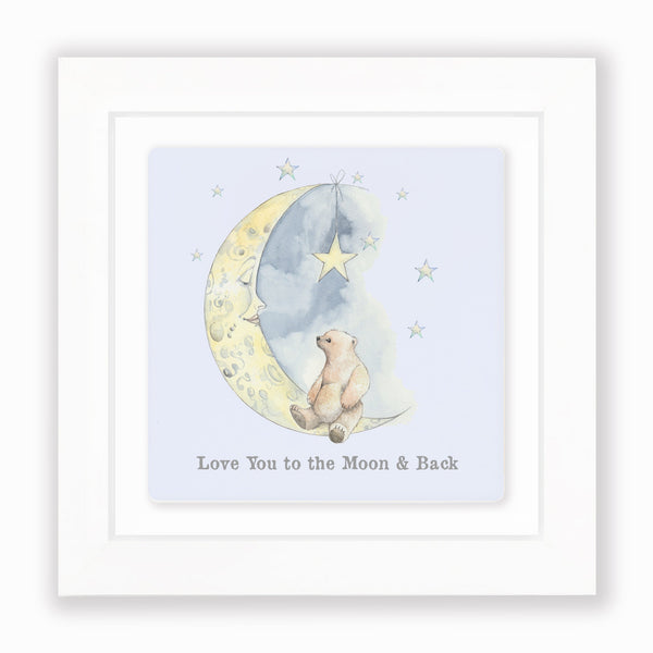 Crumble & Core | Ceramic Framed Tile | Bear & Moon Design