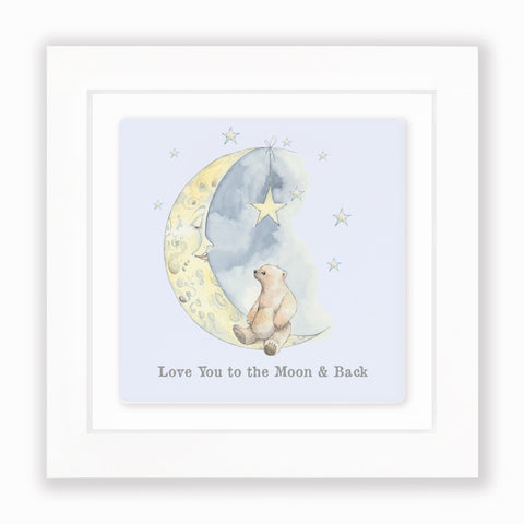 Crumble & Core | Ceramic Framed Tile | Bear & Moon Design