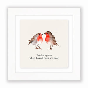 Crumble & Core | Ceramic Framed Tile | Robins Appear Design