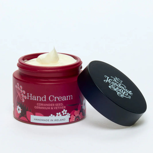 The Handmade Soap Company | Hand Cream | Coriander Seed, Geranium & Vetiver | 50g