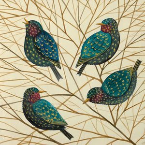 Starling Quartet | Greeting Card