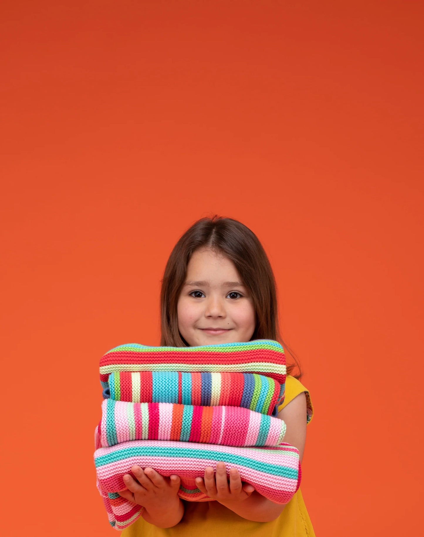 Multicolour Cosatto Stripe Knitted Blanket