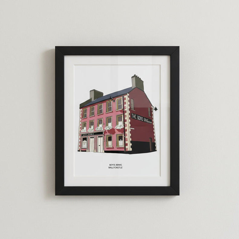 Boyd Arms Ballycastle Print | Maeve O'Hara Creative