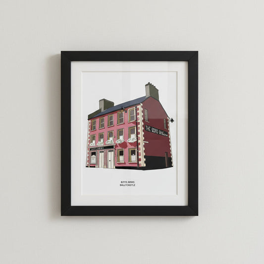 Boyd Arms Ballycastle Print | Maeve O'Hara Creative
