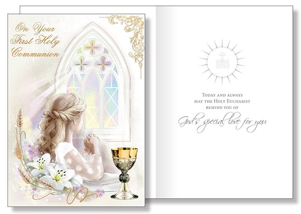 Communion Card | Girl
