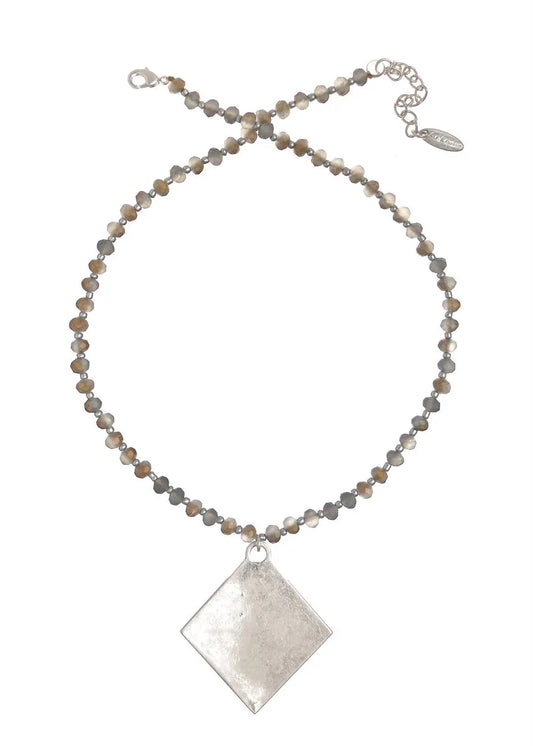 Diamond life-worn silver/frosted grey