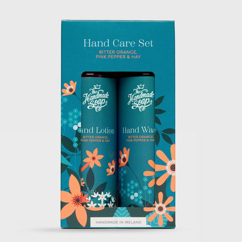 The Handmade Soap Company | Hand Wash & Lotion Set | Bitter Orange, Pink Pepper & Hay 250ml x 2