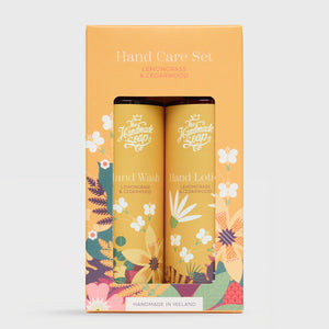 The Handmade Soap Company | Hand Wash & Lotion Set | Lemongrass & Cedarwood | 250ml x 2