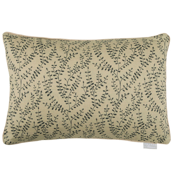 Voyage Maison | Eden Printed Feather Cushion | Onyx