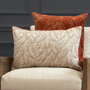 Voyage Maison | Eden Printed Feather Cushion | Sienna