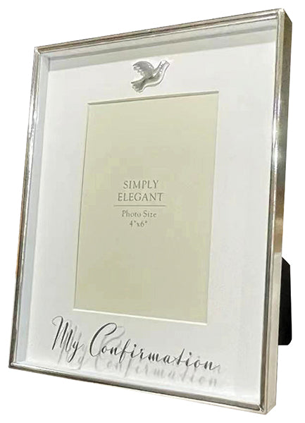 Confirmation Photo Frame | White Finish