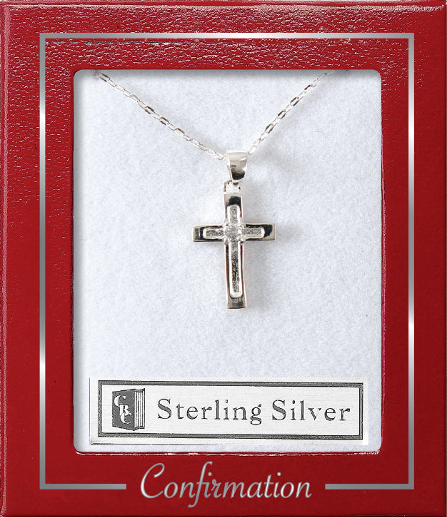 Silver Necklet Open Cross | Confirmation