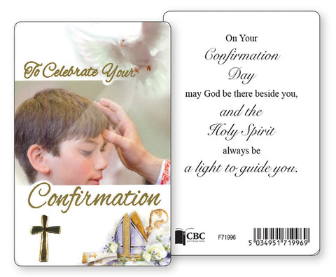 Prayer Card | Confirmation Boy