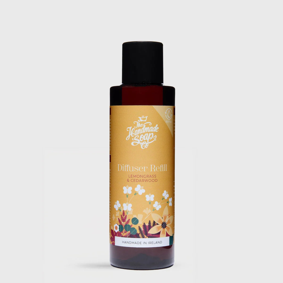 THE HANDMADE SOAP COMPANY | REED DIFFUSER REFILL OIL | LEMONGRASS & CEDARWOOD | 150ML