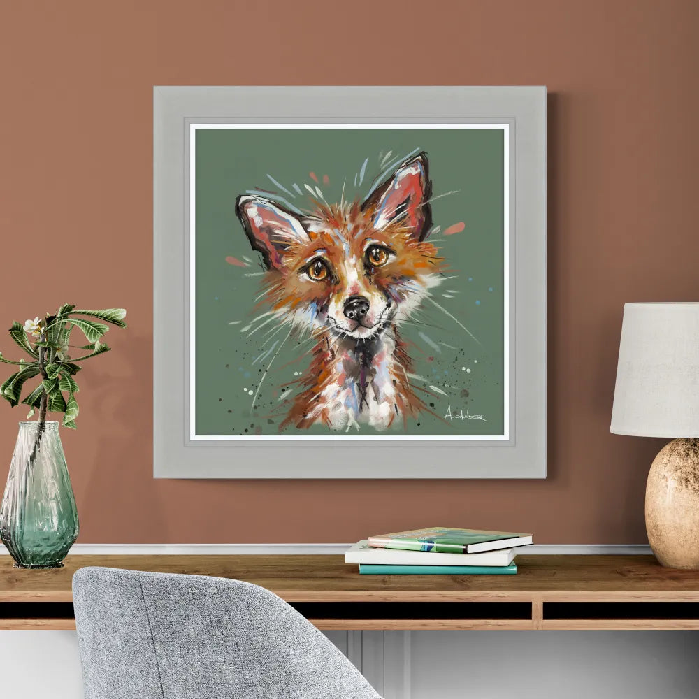 Foxy Large | Ashley Saunders | 70cm x 70cm