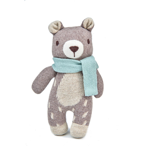 ThreadBear | Fred Bear Knitted Soft Toy 18cm