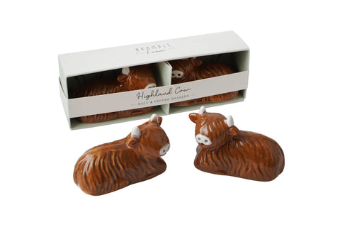 Highland Cow Salt & Pepper Shakers | Boxed