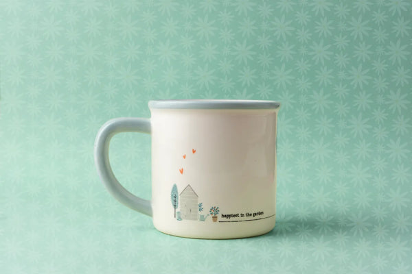 Just Smile 'Happiest In The Garden' Stoneware Mug