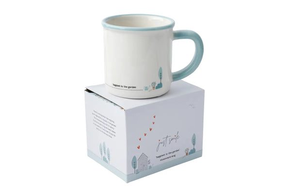 Just Smile 'Happiest In The Garden' Stoneware Mug