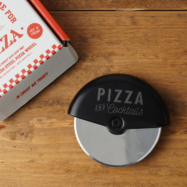 Pizza And Cocktails | Black Pizza Cutter