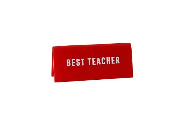 Best Teacher|Red Desk Sign