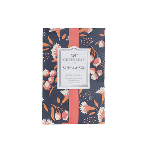 Greenleaf Large Scented Sachet | Saffron & Silk