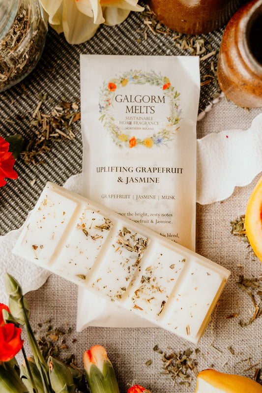 Galgorm Melts | Uplifting Grapefruit & Jasmine Soy Wax Melt