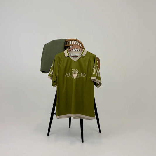 Claddagh Retro Oversized Style Football Jersey | Large
