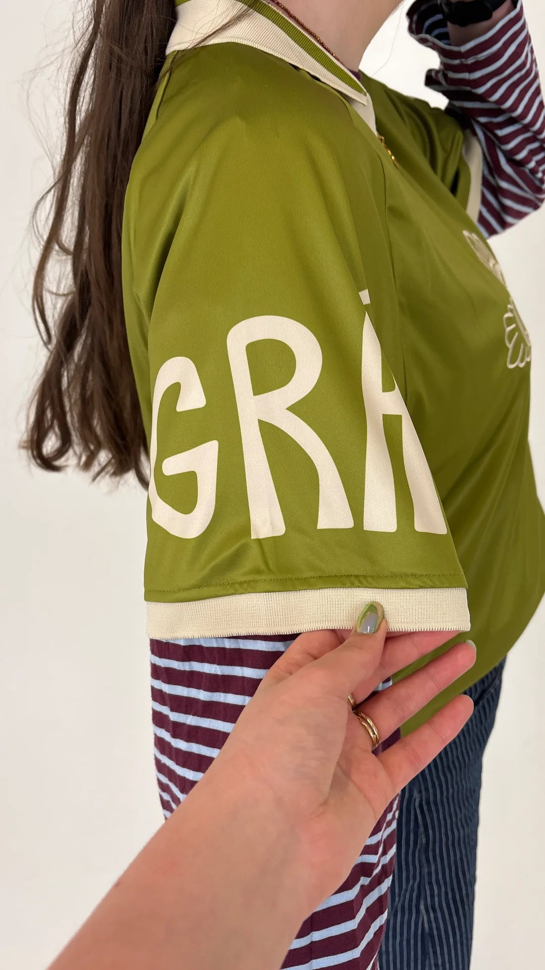 Claddagh Retro Oversized Style Football Jersey | Small
