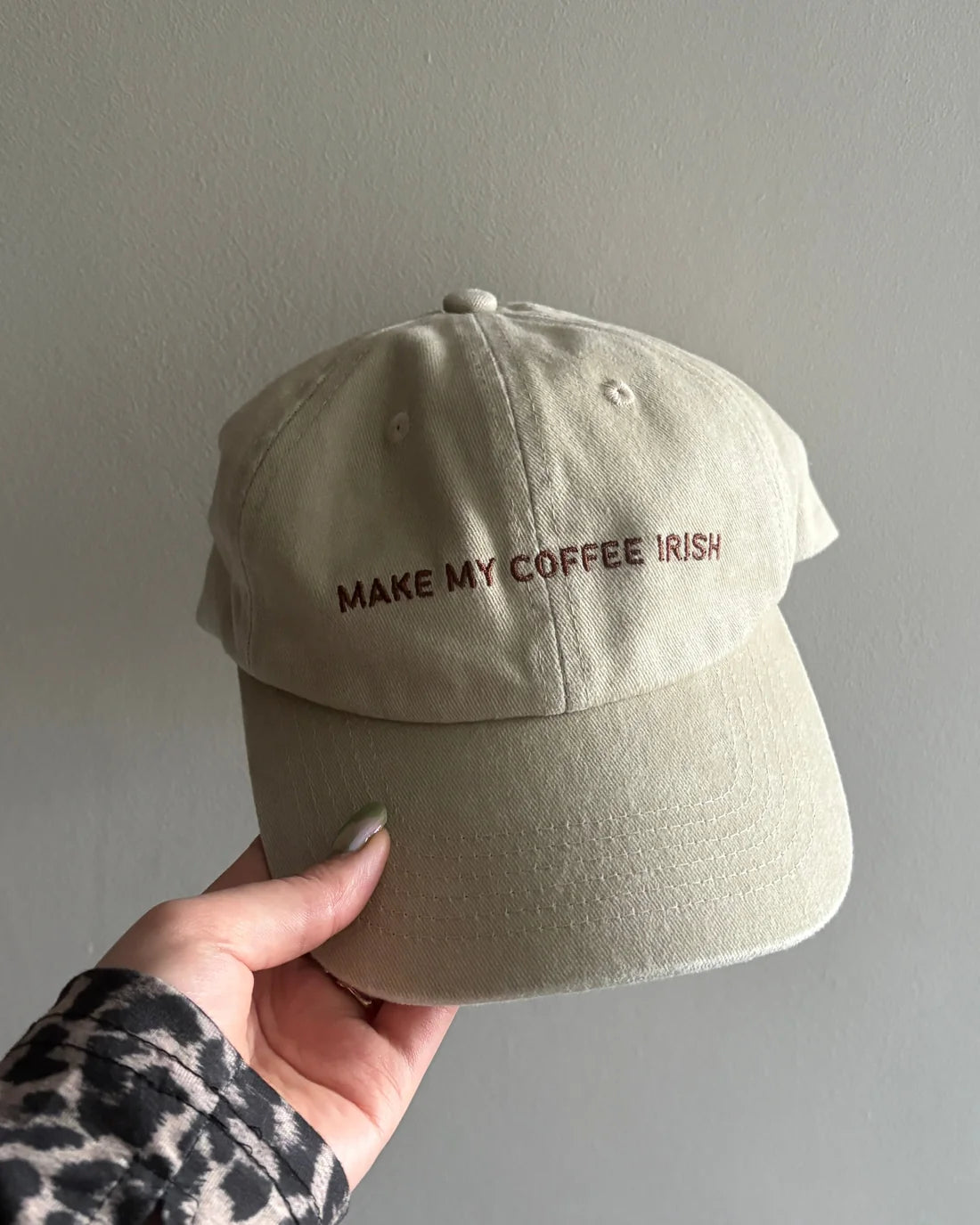 Make My Coffee Irish Cap