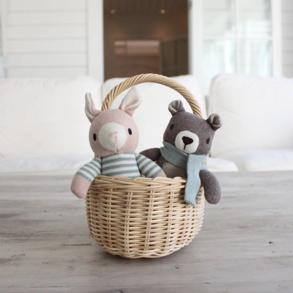 ThreadBear | Finbar Hare Knitted Soft Toy 18cm