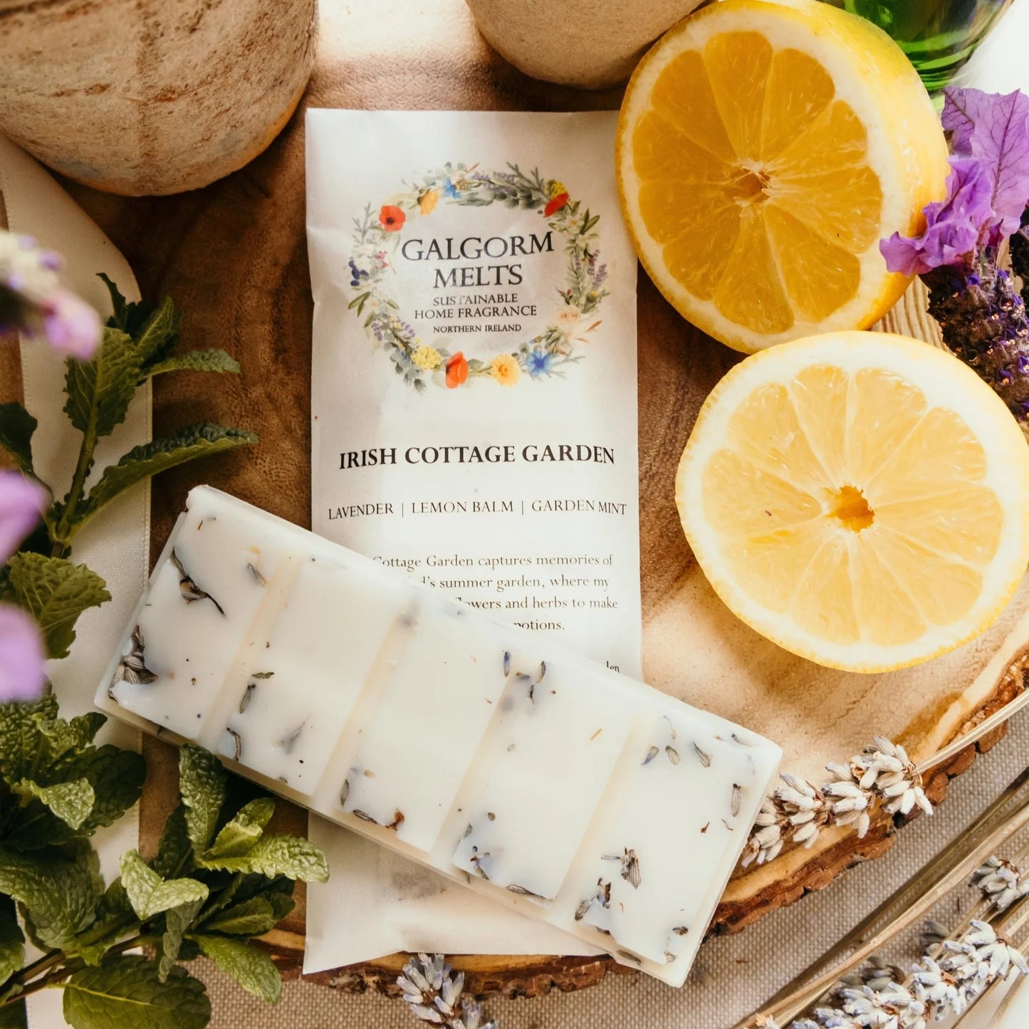 Galgorm Melts | Irish Cottage Garden | Soy Wax Melt