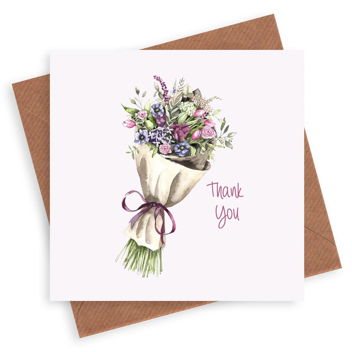 Bunch of Flowers Thank You | Luxury Greeting Card