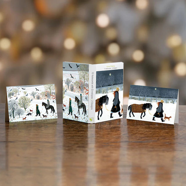 Walking The Horse + A Winter's Ride | Boxed Set of 10 Note Cards