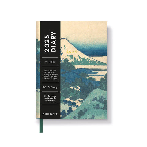 Ohh Dear | A6 Woodblock Mountains | 2025 Diary