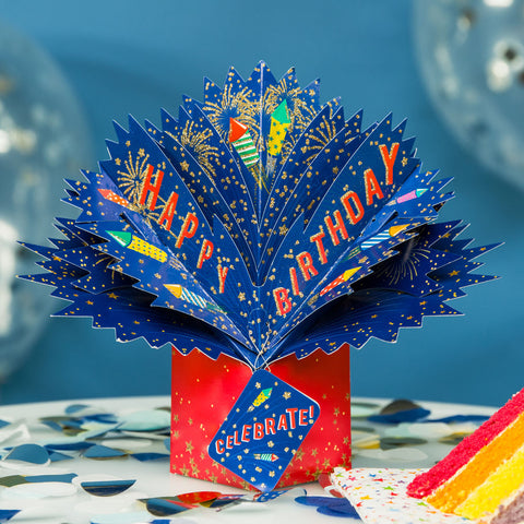 Second Nature Pop Ups | Happy Birthday Fireworks