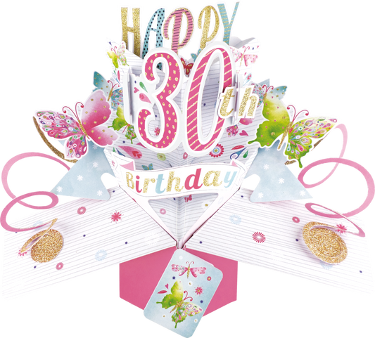 Second Nature Pop Ups | 30th Birthday | Butterflies